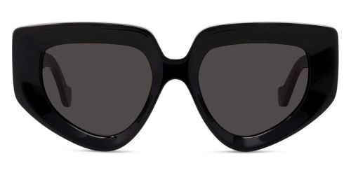 Loewe LW40154U - 01A - 51 Okulary przeciwsłoneczne Czarny Kocie oczy