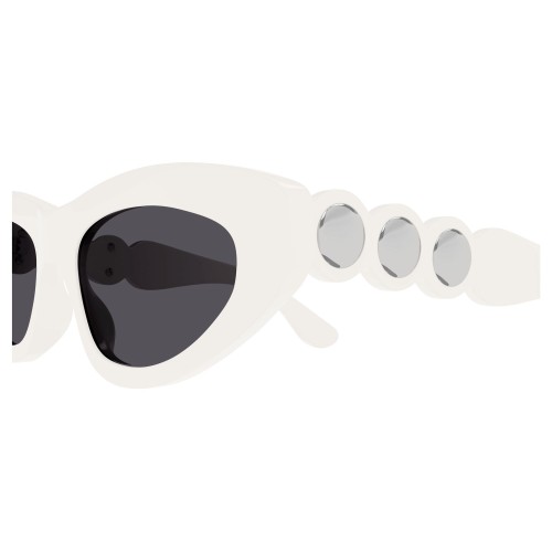 Alaia AA0058S - 002 - 53 Okulary przeciwsłoneczne Biały Kocie oczy