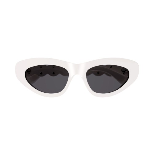 Alaia AA0058S - 002 - 53 Okulary przeciwsłoneczne Biały Kocie oczy