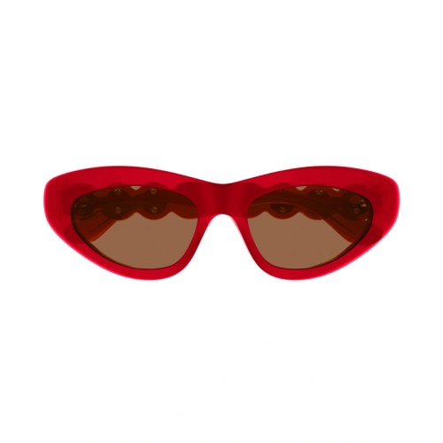 Alaia AA0058S - 003 - 53 Okulary przeciwsłoneczne Czerwony Kocie oczy