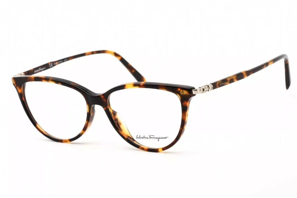 Salvatore Ferragamo SF2870 - 219 - 53 Oprawki korekcyjne Havanna Kocie oczy