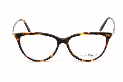 Salvatore Ferragamo SF2870 - 219 - 53 Oprawki korekcyjne Havanna Kocie oczy