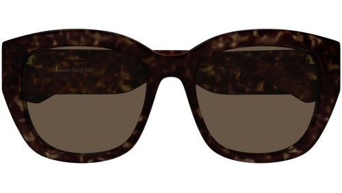 Alexander McQueen AM0451SA - 002 - 55 Okulary przeciwsłoneczne Pillow (zaokrąglony)