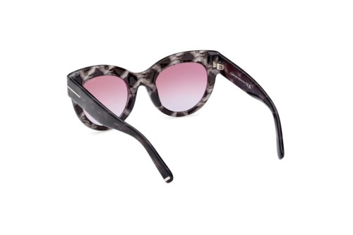 Tom Ford FT1063 LUCILLA - 56Z - 51 Okulary przeciwsłoneczne Havanna Kocie oczy