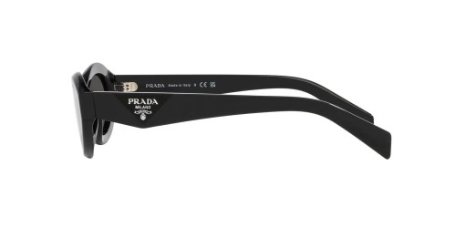 PRADA PR 26ZS - ​16K08Z - ​55 Okulary przeciwsłoneczne Czarny Owalny