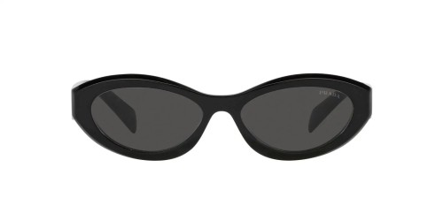 PRADA PR 26ZS - ​16K08Z - ​55 Okulary przeciwsłoneczne Czarny Owalny