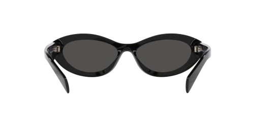 PRADA PR 26ZS - ​16K08Z - ​55 Okulary przeciwsłoneczne Czarny Owalny