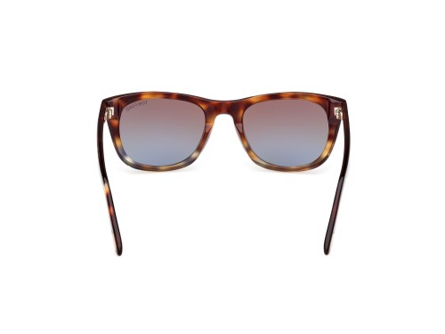 Tom Ford FT1076 KENDEL - 56B - 54 Okulary przeciwsłoneczne Havanna Kanciaste