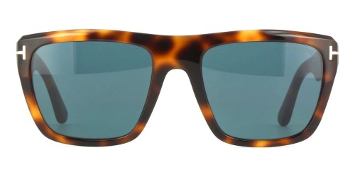 Tom Ford FT1077 ALBERTO - 53V - 55 Okulary przeciwsłoneczne Havanna Kanciaste