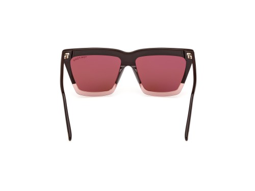 Tom Ford FT1110 EDEN - 50Z - 56 Okulary przeciwsłoneczne Brązowy, Różowy Kanciaste