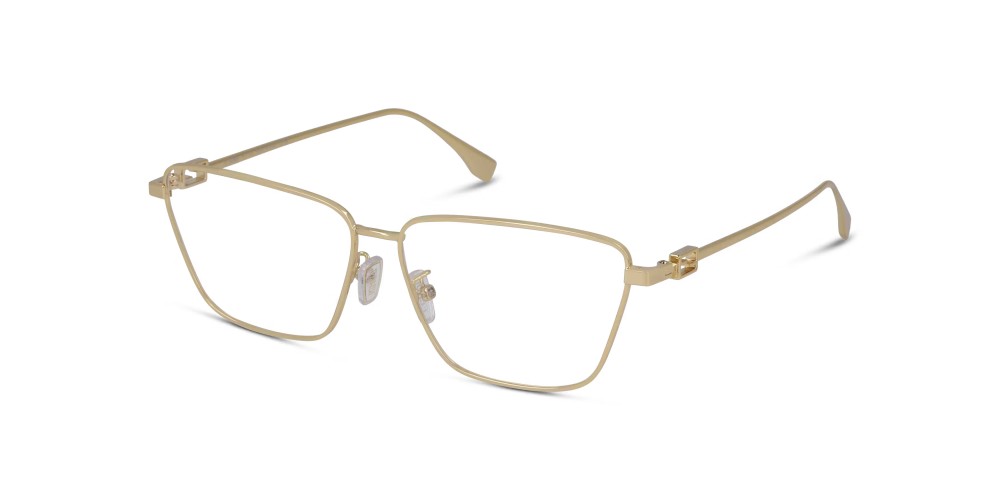 Fendi FE50071U - 030 - 57 Oprawki korekcyjne Złoty Kanciaste