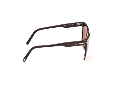 Tom Ford FT1110 EDEN - 50Z - 56 Okulary przeciwsłoneczne Brązowy, Różowy Kanciaste