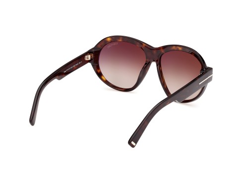 Tom Ford FT1113 ECO INGER - 52G - 59 Okulary przeciwsłoneczne Havanna Jednoszybowe
