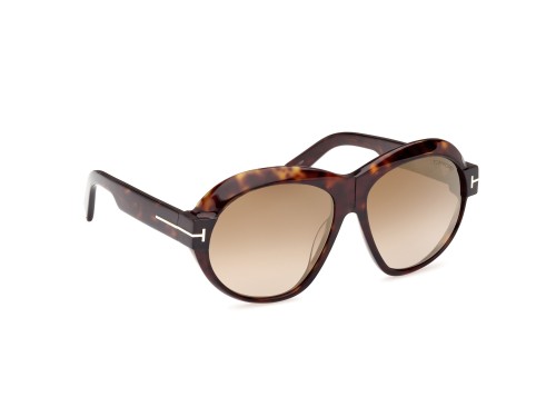 Tom Ford FT1113 ECO INGER - 52G - 59 Okulary przeciwsłoneczne Havanna Jednoszybowe