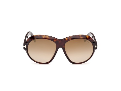 Tom Ford FT1113 ECO INGER - 52G - 59 Okulary przeciwsłoneczne Havanna Jednoszybowe