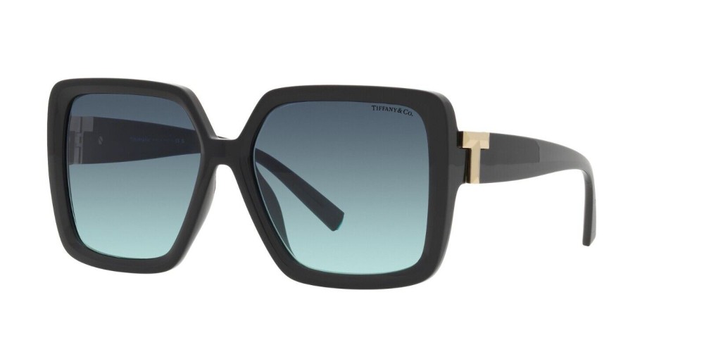 TIFFANY & CO. TF4206-U - 8001/9S - 58 Okulary przeciwsłoneczne Czarny Kanciaste