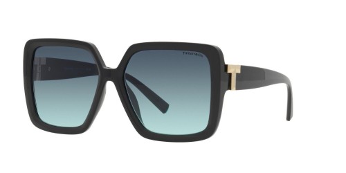 TIFFANY & CO. TF4206-U - 8001/9S - 58 Okulary przeciwsłoneczne Czarny Kanciaste