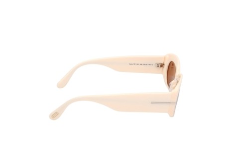 Tom Ford FT1187-F CIELLE - 25E - 54 Okulary przeciwsłoneczne Beżowy Owalny