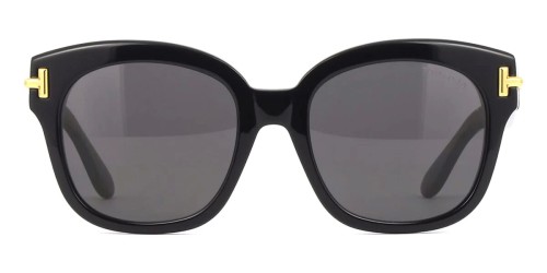 Tom Ford FT1235 ICON COLLECTION - 01A - 55 Okulary przeciwsłoneczne Czarny Pillow (zaokrąglony)