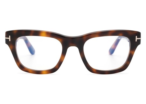 Tom Ford TF6036-B - 053 - 52 - Z SOCZEWKAMI Z FILTREM ŚWIATŁA NIEBIESKO-FIOLETOWEGO Oprawki korekcyjne Havanna Kanciaste