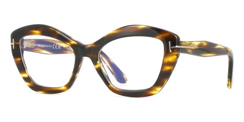 Tom Ford - Oprawki korekcyjne - TF6044-B - 055 - 54 - Z SOCZEWKAMI Z FILTREM ŚWIATŁA NIEBIESKO-FIOLETOWEGO