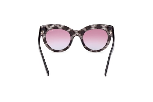 Tom Ford FT1063 LUCILLA - 56Z - 51 Okulary przeciwsłoneczne Havanna Kocie oczy