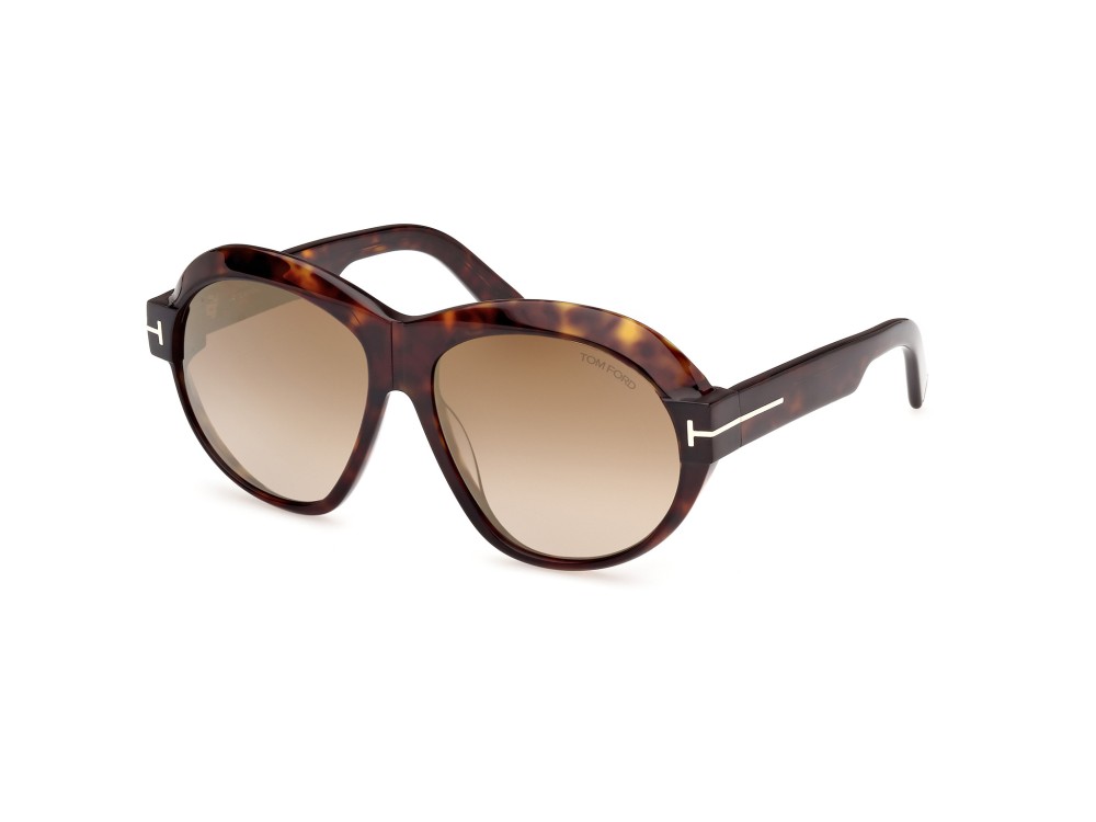 Tom Ford FT1113 ECO INGER - 52G - 59 Okulary przeciwsłoneczne Havanna Jednoszybowe