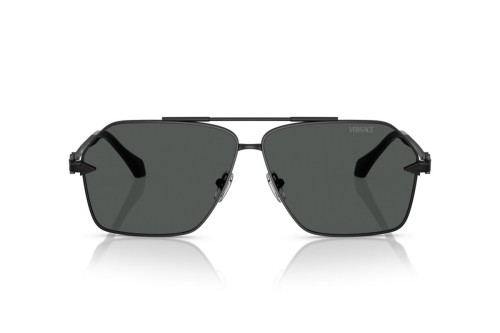 VERSACE VE2284 - ​143687 - ​63 Okulary przeciwsłoneczne Czarny Pilotki (aviator)