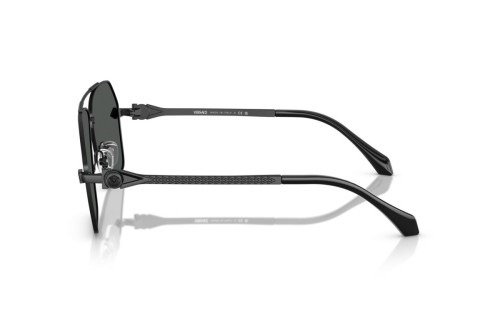 VERSACE VE2284 - ​143687 - ​63 Okulary przeciwsłoneczne Czarny Pilotki (aviator)