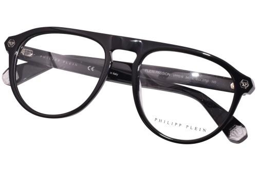 Philipp Plein VPP016 PASSION - 0700 - 54 Oprawki korekcyjne Czarny Pilotki (aviator)