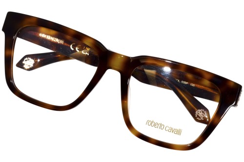 Roberto Cavalli VRC026 - 02BP - 54 Oprawki korekcyjne Havanna Kanciaste