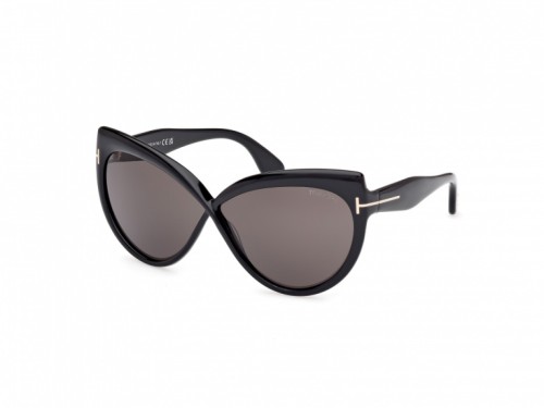Tom Ford FT1196 BEATRICE ECO - 01A - 65 Okulary przeciwsłoneczne Czarny Motyl