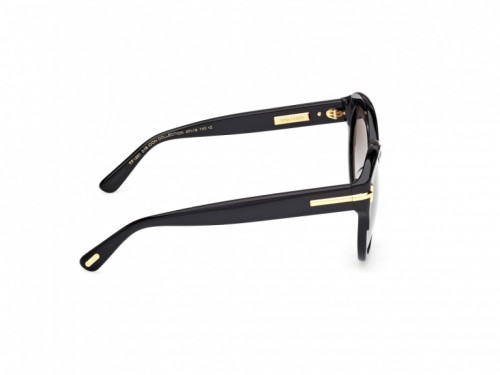 Tom Ford FT1251 ICON COLLECTION - 01B - 57 Okulary przeciwsłoneczne Czarny Pillow (zaokrąglony)
