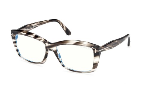 Tom Ford - Oprawki korekcyjne - TF6065-B - 056 - 55 - Z SOCZEWKAMI Z FILTREM ŚWIATŁA NIEBIESKO-FIOLETOWEGO