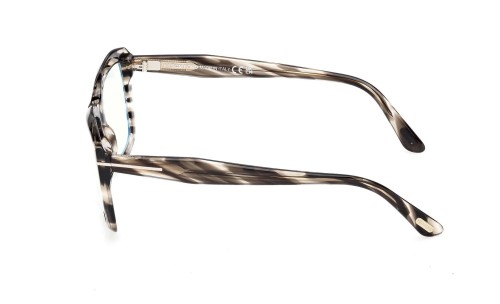 Tom Ford TF6065-B - 056 - 55 - Z SOCZEWKAMI Z FILTREM ŚWIATŁA NIEBIESKO-FIOLETOWEGO Oprawki korekcyjne Havanna Kanciaste