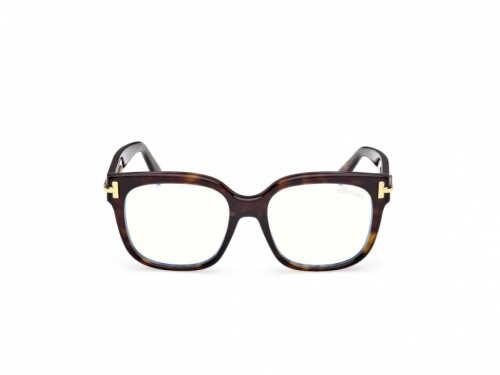Tom Ford TF6030-B ICON COLLECTION - 052 - 53 - Z SOCZEWKAMI Z FILTREM ŚWIATŁA NIEBIESKO-FIOLETOWEGO Oprawki korekcyjne Havanna Kanciaste