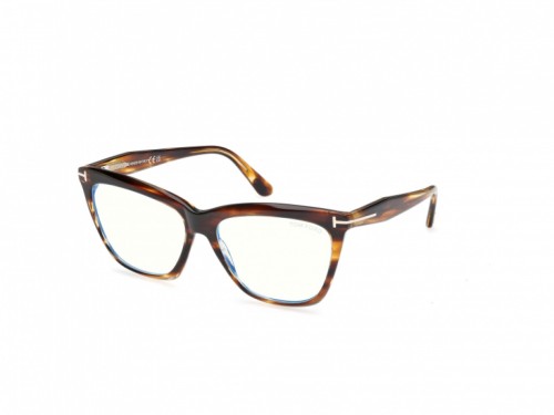 Tom Ford - Oprawki korekcyjne - TF6064-B - 055 - 56 - Z SOCZEWKAMI Z FILTREM ŚWIATŁA NIEBIESKO-FIOLETOWEGO