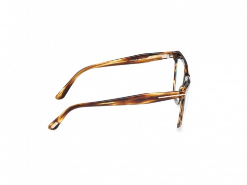 Tom Ford TF6064-B - 055 - 56 - Z SOCZEWKAMI Z FILTREM ŚWIATŁA NIEBIESKO-FIOLETOWEGO Oprawki korekcyjne Havanna Kocie oczy
