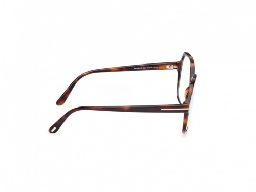 Tom Ford TF6062-B - 053 - 57 - Z SOCZEWKAMI Z FILTREM ŚWIATŁA NIEBIESKO-FIOLETOWEGO Oprawki korekcyjne Havanna Kanciaste