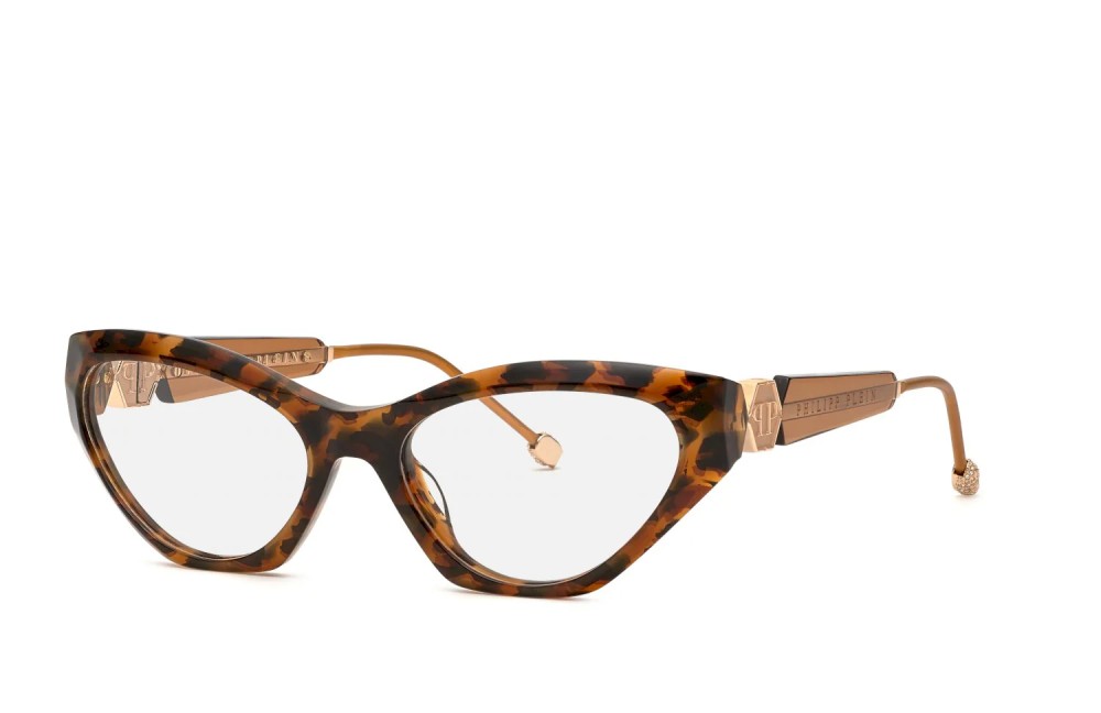 Philipp Plein VPP069S QUEEN - 0LEO - 55 Oprawki korekcyjne Havanna Kocie oczy