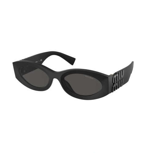 MIU MIU MU 11WS - 1BO5S0 - 54 Okulary przeciwsłoneczne Czarny Owalny