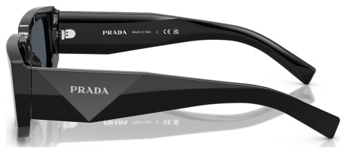 PRADA PR 06YS - 16K2K1 - 53 Okulary przeciwsłoneczne Czarny Kanciaste