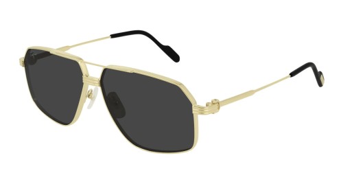 Cartier CT0270S - 001 - 61 Okulary przeciwsłoneczne Złoty Pilotki (aviator)