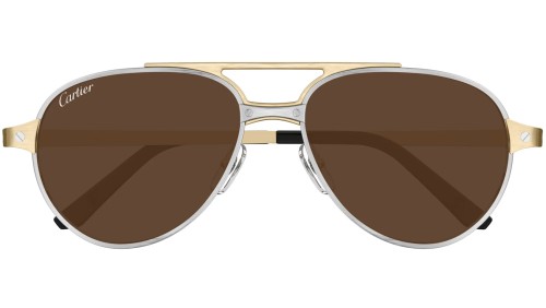 Cartier CT0476S - 008 - 59 Okulary przeciwsłoneczne Pilotki (aviator)