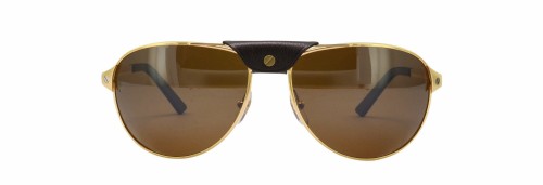 Cartier CT0074S - 001 - 58 Okulary przeciwsłoneczne Złoty Pilotki (aviator)