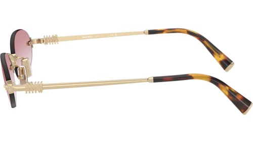 MIU MIU MU A54S - ZVN70O - 51 Okulary przeciwsłoneczne Owalny