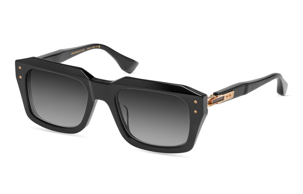Dita GRANDMASTER- NINE DTS464-A - 01 - 54 Okulary przeciwsłoneczne Czarny Kanciaste