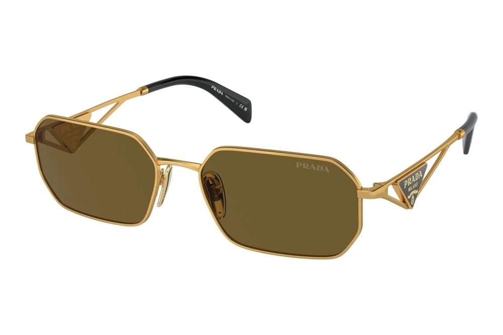 PRADA PR A51S - 15N01T - 58 Okulary przeciwsłoneczne Kanciaste