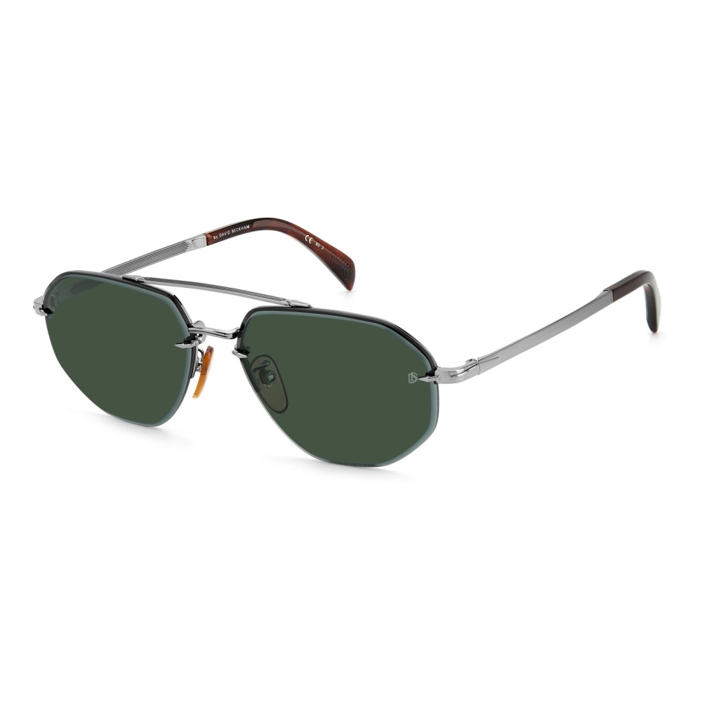 David Beckham DB 1101/G/S - 6LB - 61 Okulary przeciwsłoneczne Srebrny Pilotki (aviator)