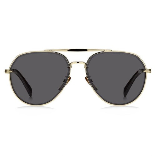 David Beckham DB 7037/G/S - F6W - 61 Okulary przeciwsłoneczne Pilotki (aviator)